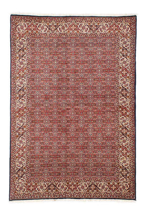 Persisk tæppe - Bijar - 245 x 170 cm - lysrød