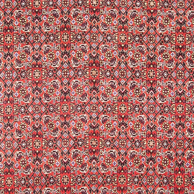 Persisk tæppe - Bijar firkantet  - 105 x 101 cm - rød
