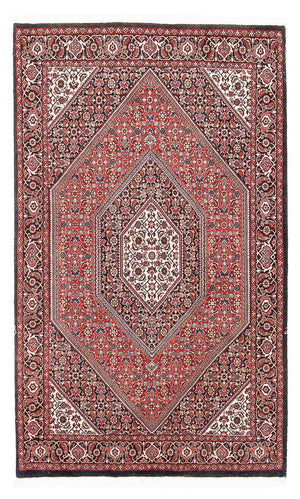 Persisk tæppe - Bijar - 173 x 110 cm - lysrød