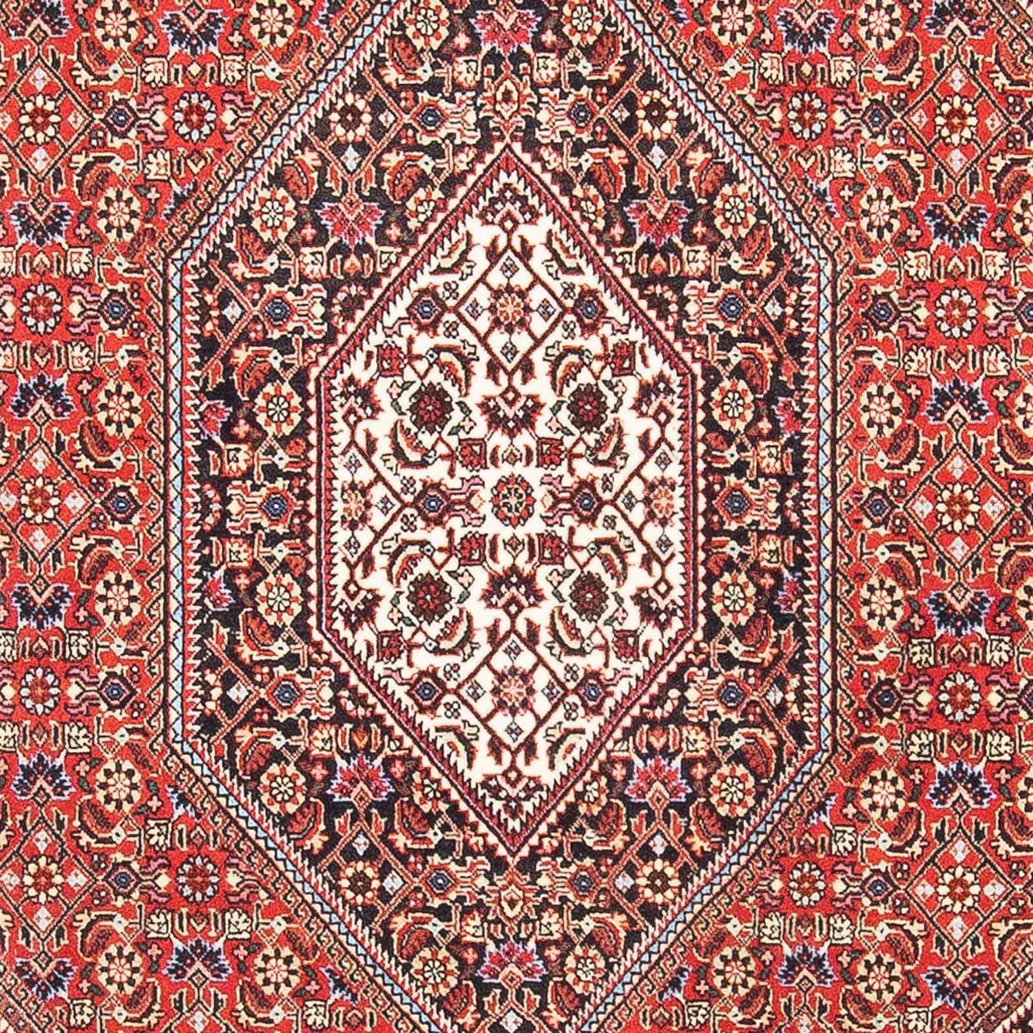 Persisk tæppe - Bijar - 173 x 110 cm - lysrød