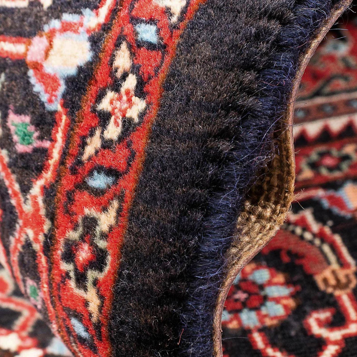 Persisk tæppe - Bijar - 173 x 110 cm - lysrød