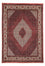 Persisk tæppe - Bijar - 236 x 172 cm - mørkerød