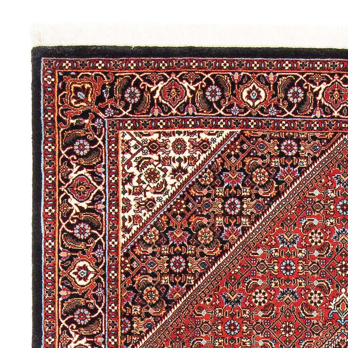 Persisk tæppe - Bijar - 174 x 112 cm - lysrød