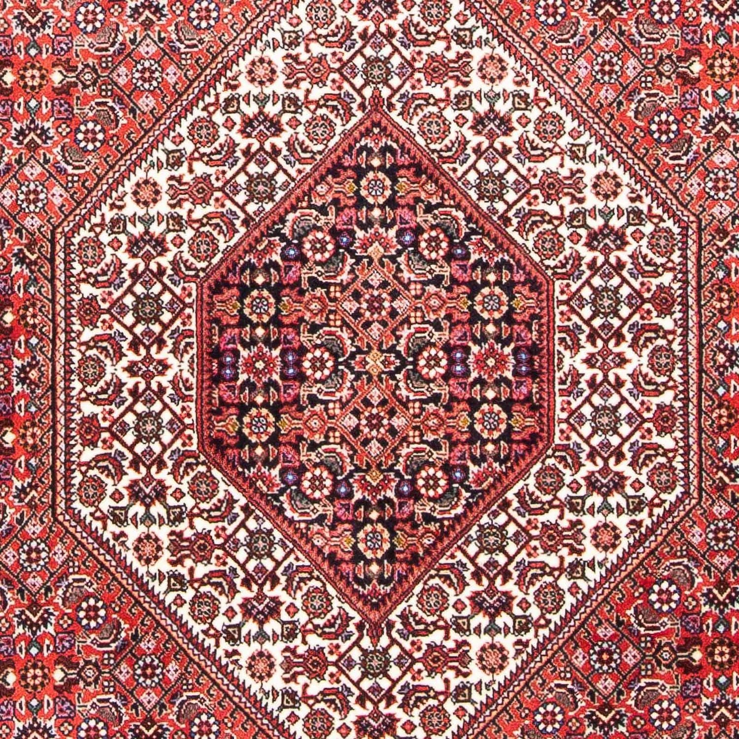 Persisk tæppe - Bijar - 180 x 111 cm - lysrød