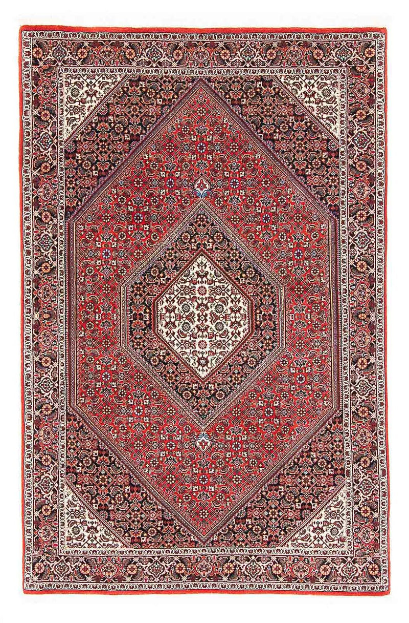 Persisk tæppe - Bijar - 173 x 112 cm - rød