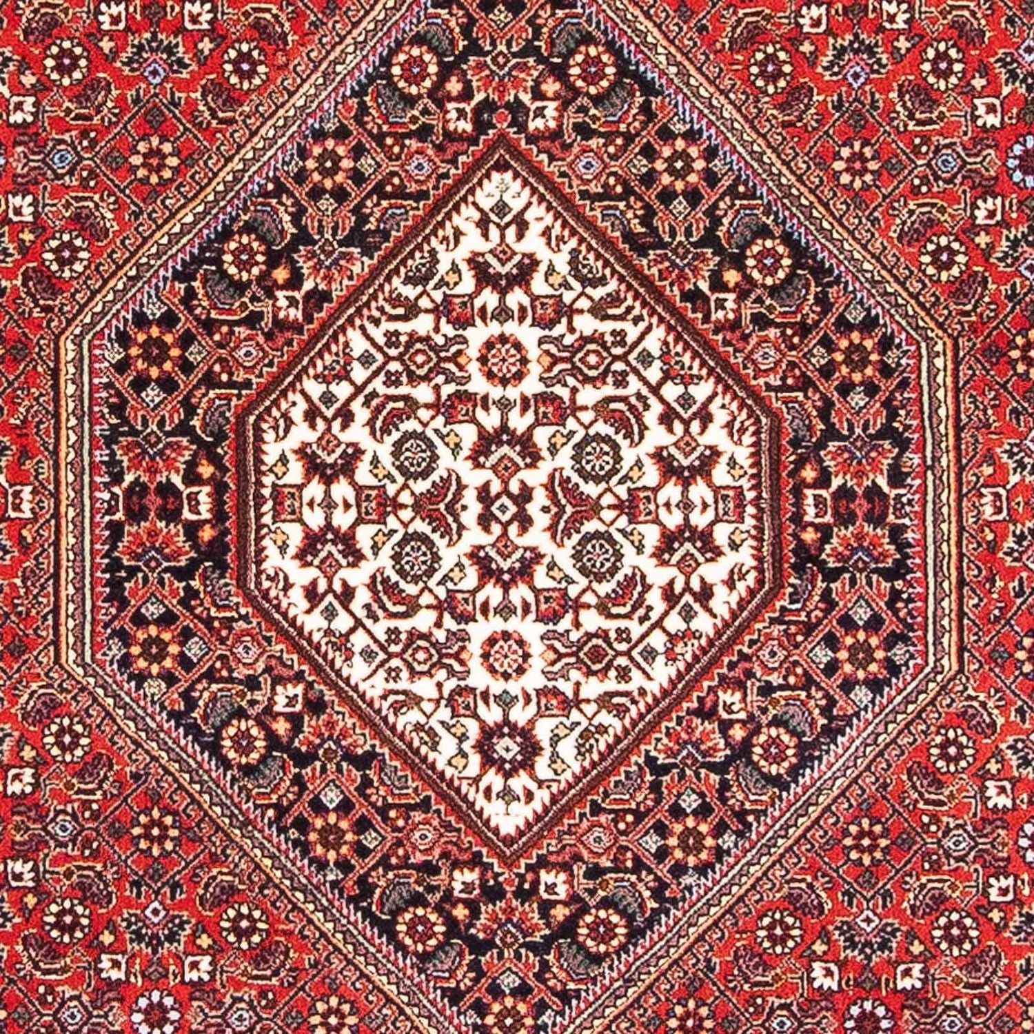 Persisk tæppe - Bijar - 173 x 112 cm - rød