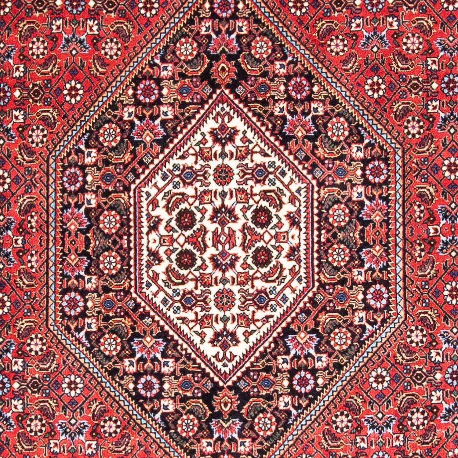 Persisk tæppe - Bijar - 180 x 111 cm - rød