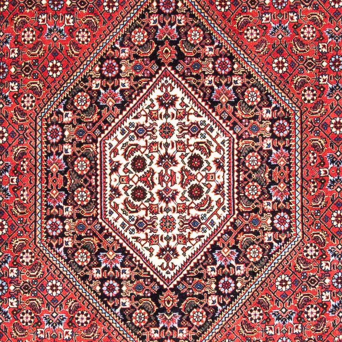 Persisk tæppe - Bijar - 180 x 111 cm - rød