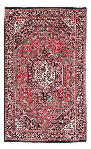 Persisk tæppe - Bijar - 185 x 111 cm - lysrød