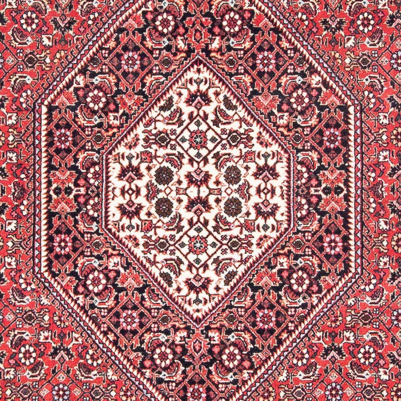 Persisk tæppe - Bijar - 185 x 111 cm - lysrød