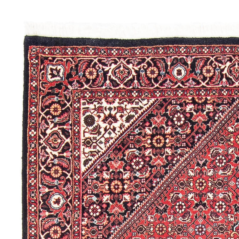 Persisk tæppe - Bijar - 185 x 111 cm - lysrød