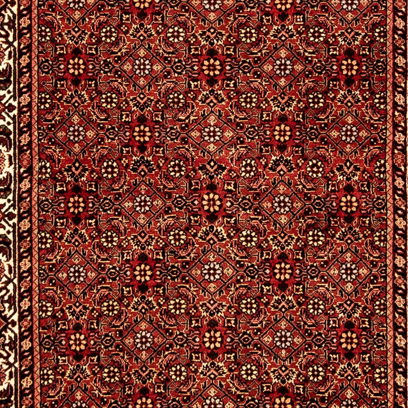 Løber Persisk tæppe - Bijar - 292 x 78 cm - mørkerød