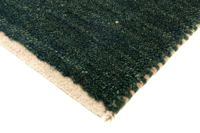Gabbeh-tæppe - Persisk - 91 x 60 cm - havgrønt