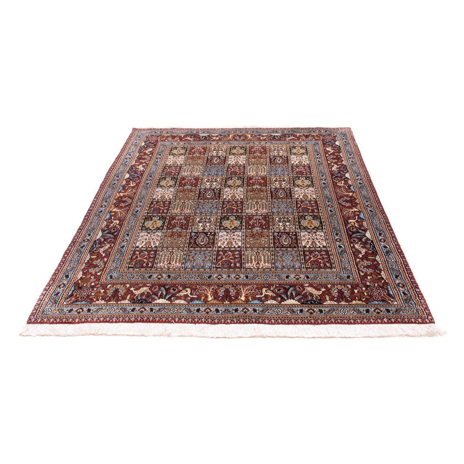 Persisk tæppe - Classic - 194 x 147 cm - mørkerød