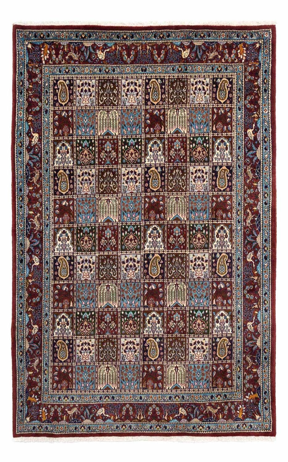 Persisk tæppe - Classic - 242 x 165 cm - mørkerød