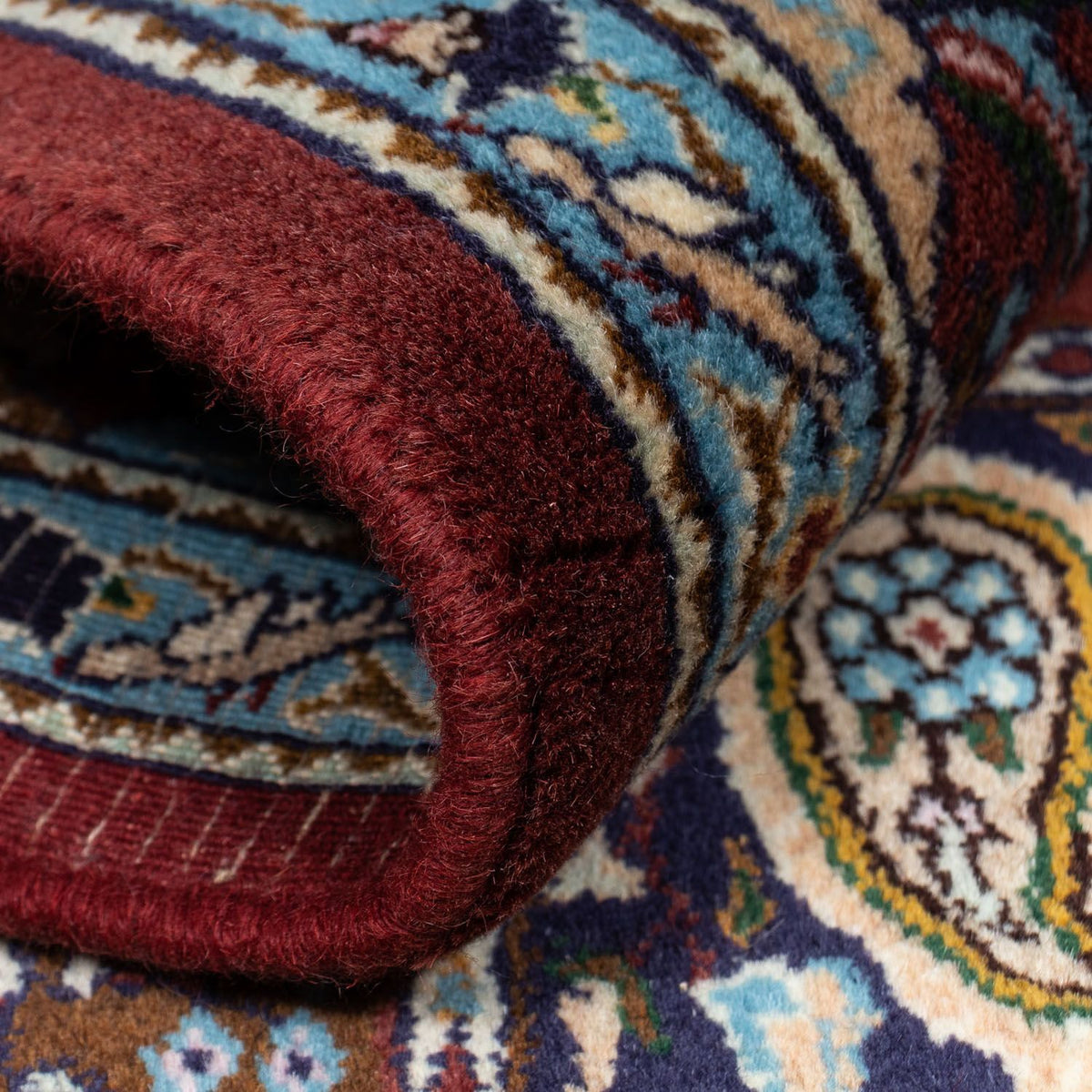 Persisk tæppe - Classic - 242 x 165 cm - mørkerød