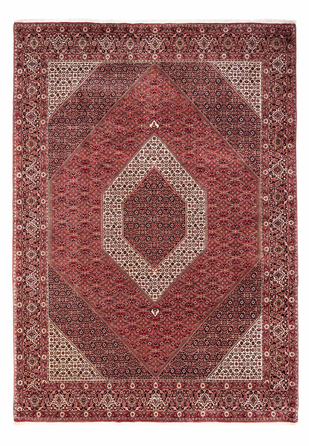 Persisk tæppe - Bijar - Royal - 350 x 252 cm - rød
