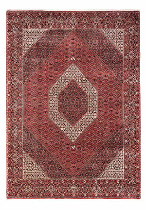 Persisk tæppe - Bijar - Royal - 350 x 252 cm - rød