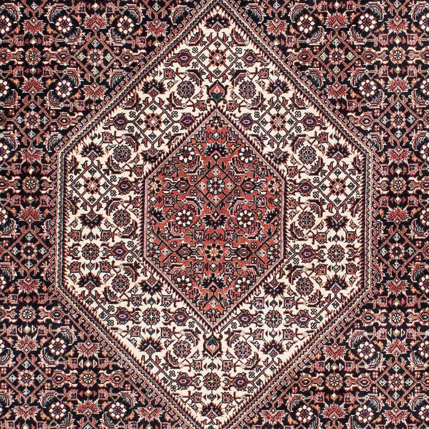 Persisk tæppe - Bijar - 211 x 130 cm - mørkeblå