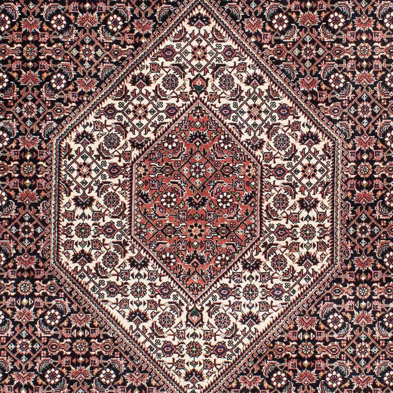Persisk tæppe - Bijar - 211 x 130 cm - mørkeblå