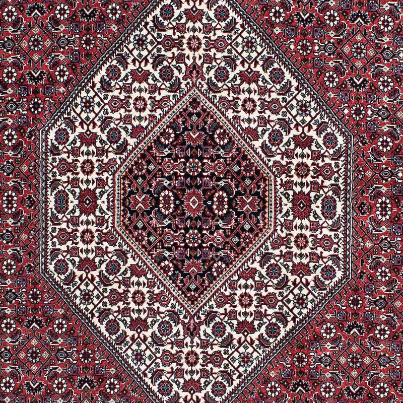 Persisk tæppe - Bijar - 217 x 131 cm - lysrød