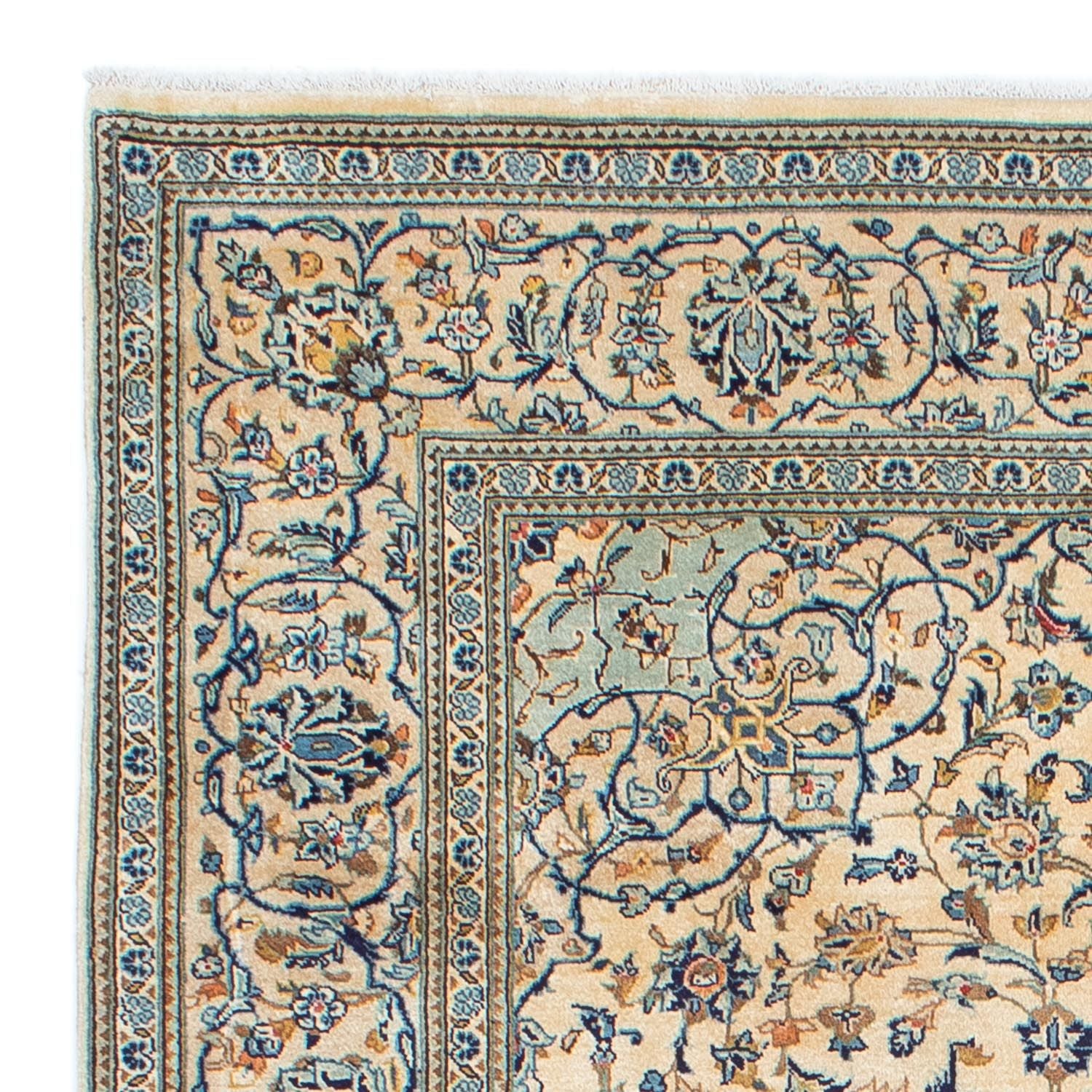 Persisk tæppe - Keshan - 291 x 197 cm - beige