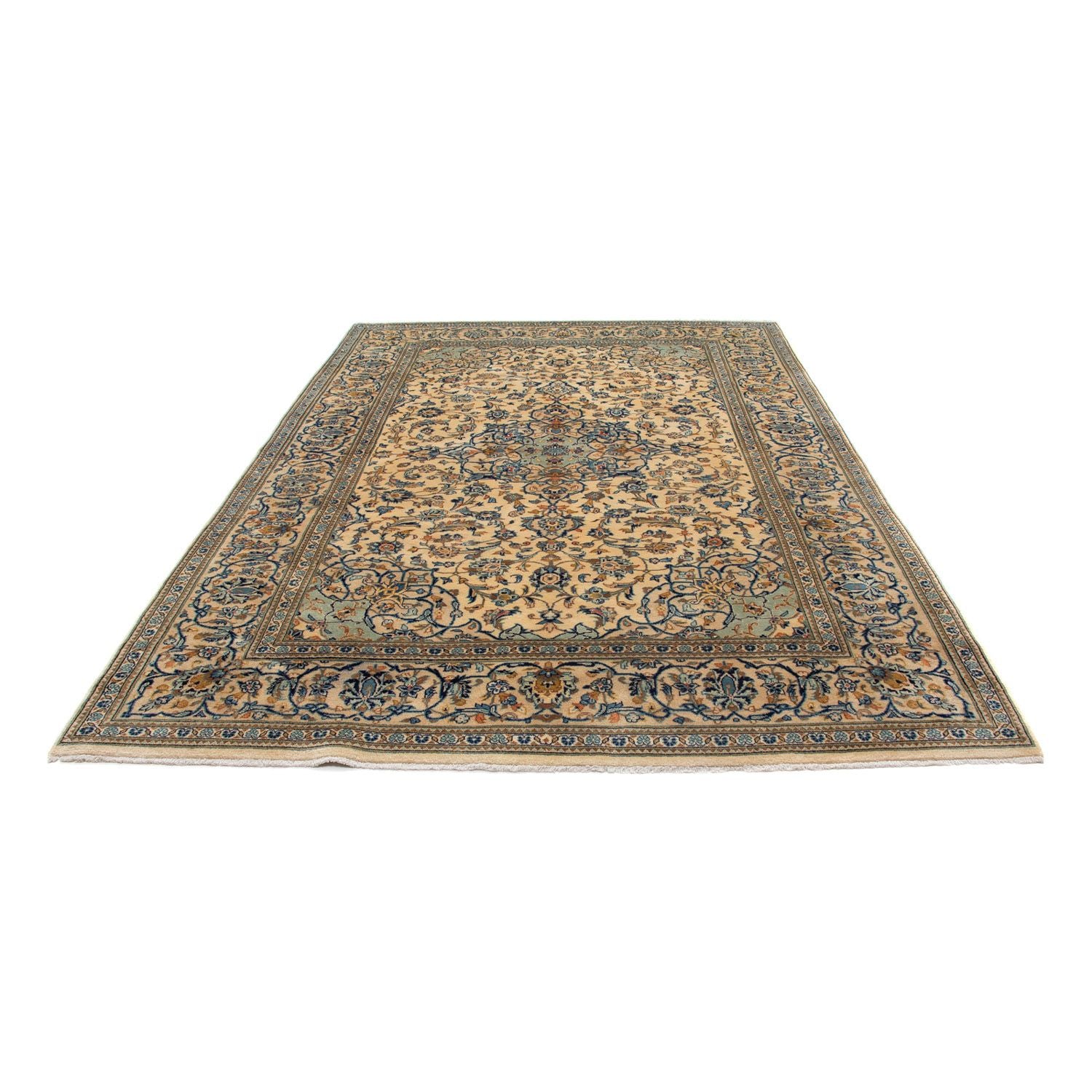 Persisk tæppe - Keshan - 291 x 197 cm - beige