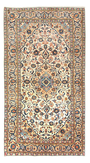 Persisk tæppe - Keshan - 266 x 150 cm - beige