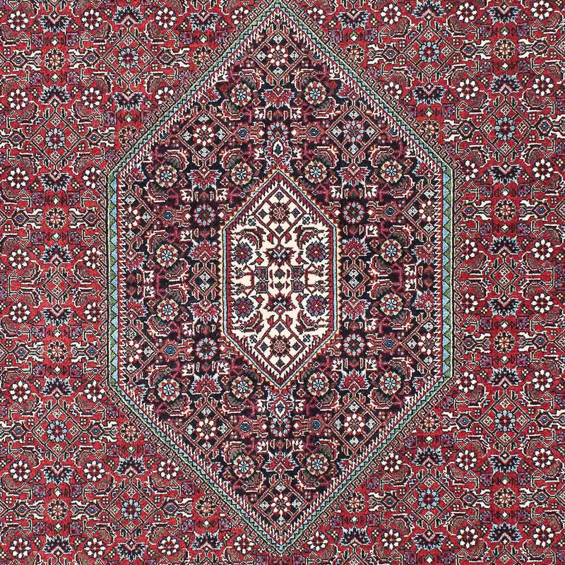 Persisk tæppe - Bijar - 212 x 133 cm - mørkeblå