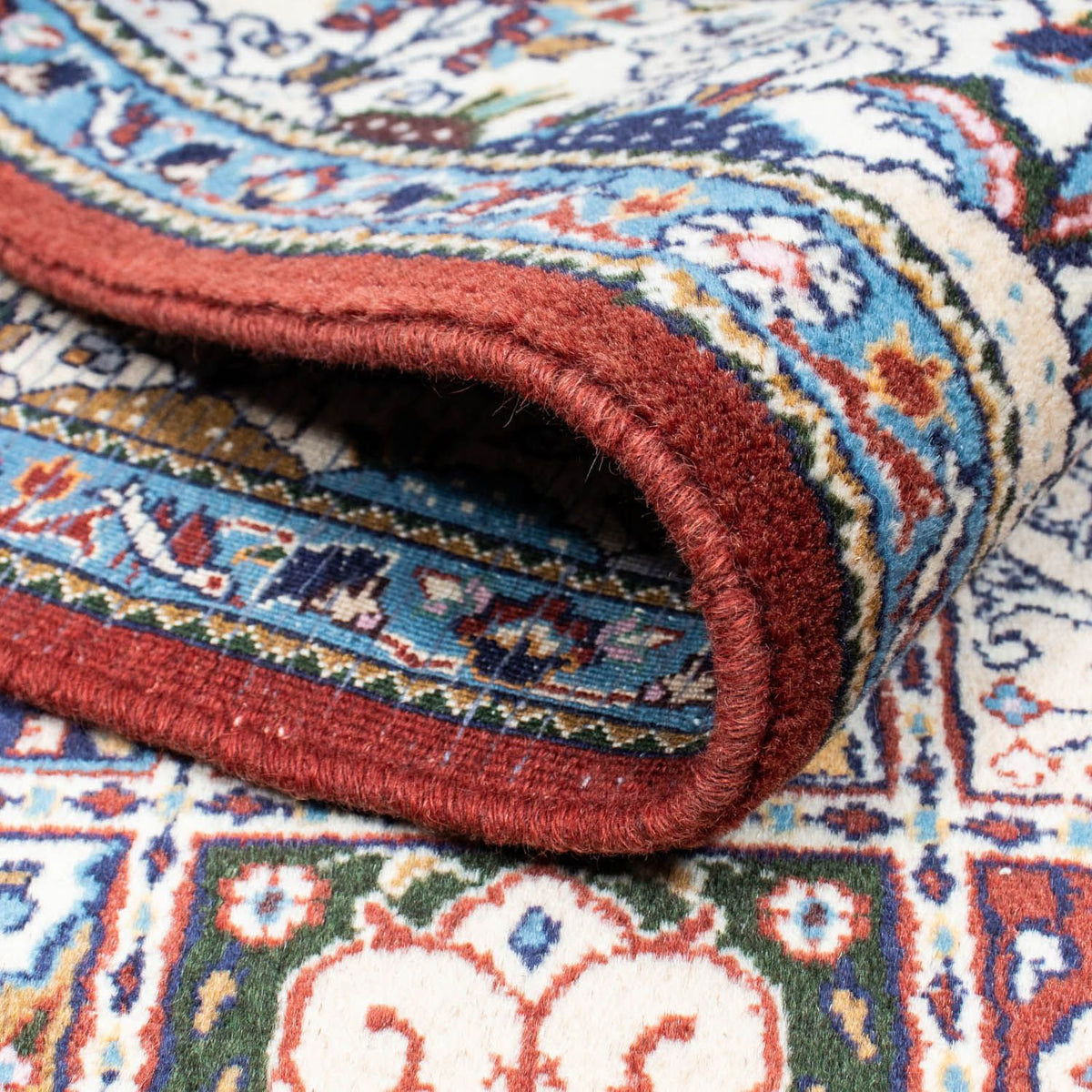 Persisk tæppe - Classic - 195 x 147 cm - mørkerød