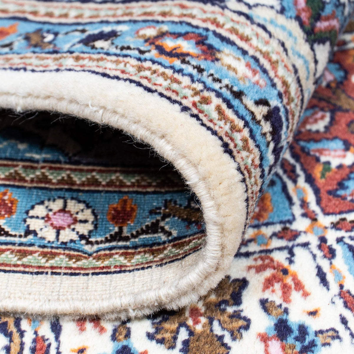 Persisk tæppe - Classic - 190 x 149 cm - blå