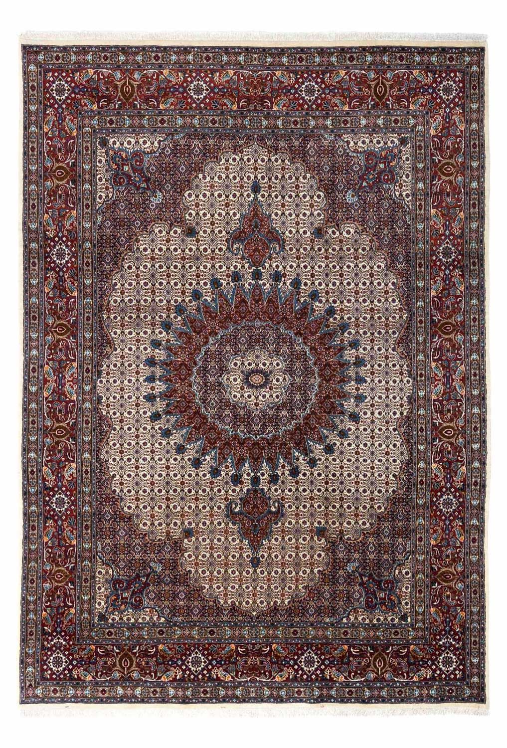 Persisk tæppe - Classic - 343 x 243 cm - mørkerød