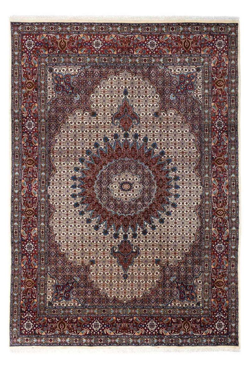 Persisk tæppe - Classic - 343 x 243 cm - mørkerød