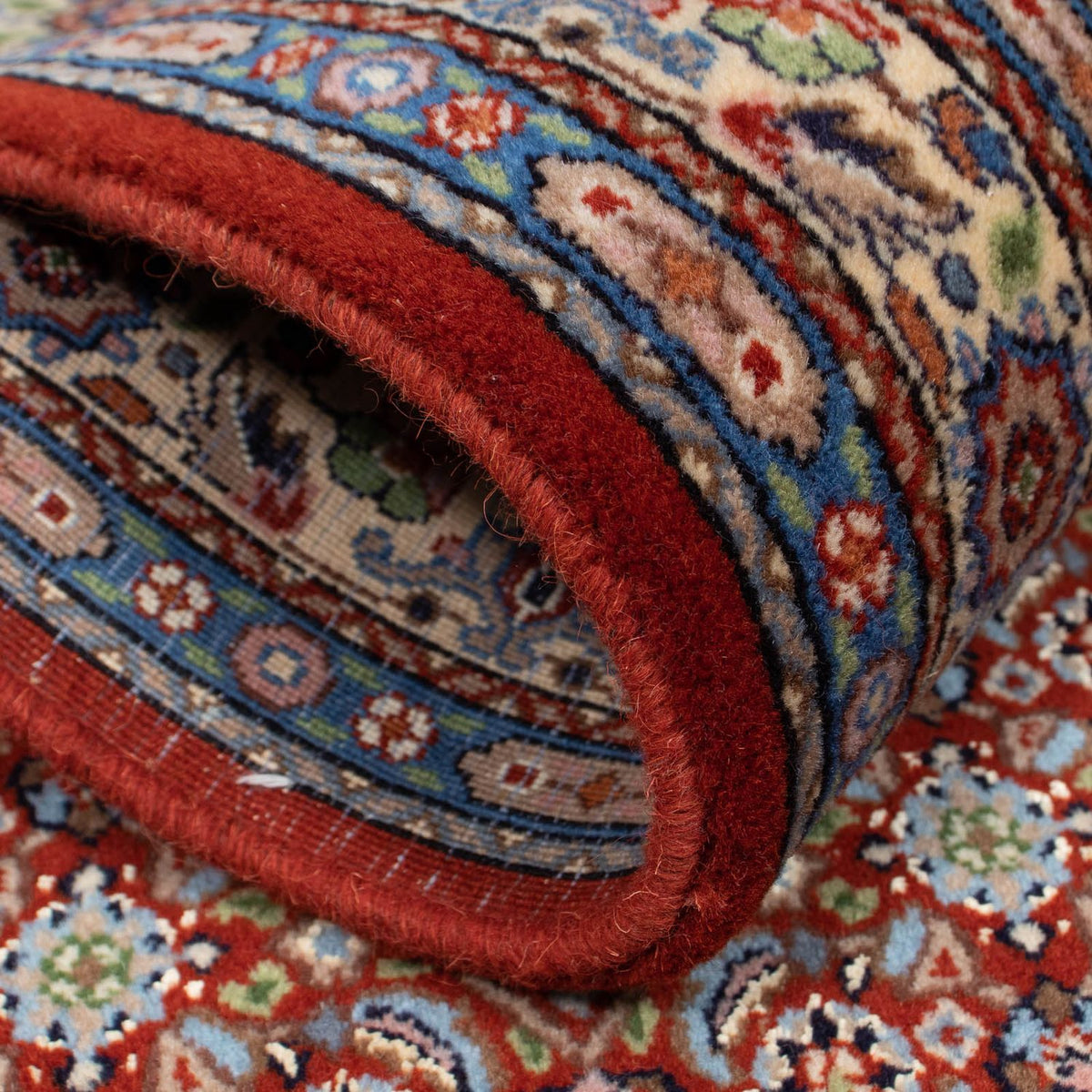 Persisk tæppe - Classic - 127 x 81 cm - mørkerød