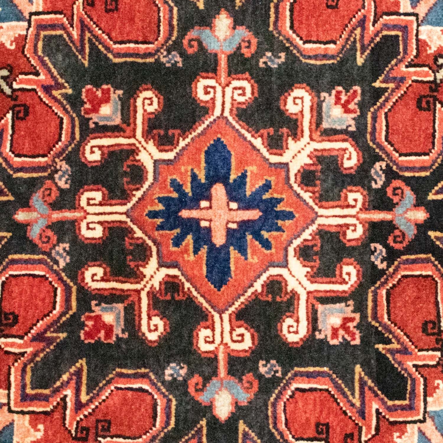 Persisk tæppe - Nomadisk - 195 x 140 cm - rød