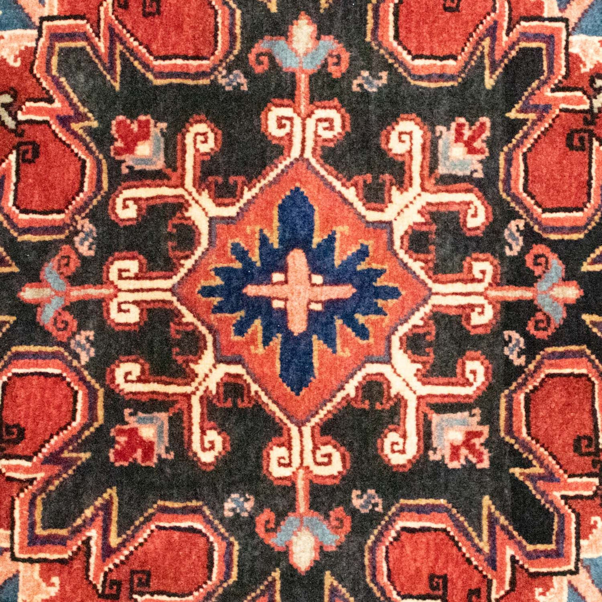 Persisk tæppe - Nomadisk - 195 x 140 cm - rød