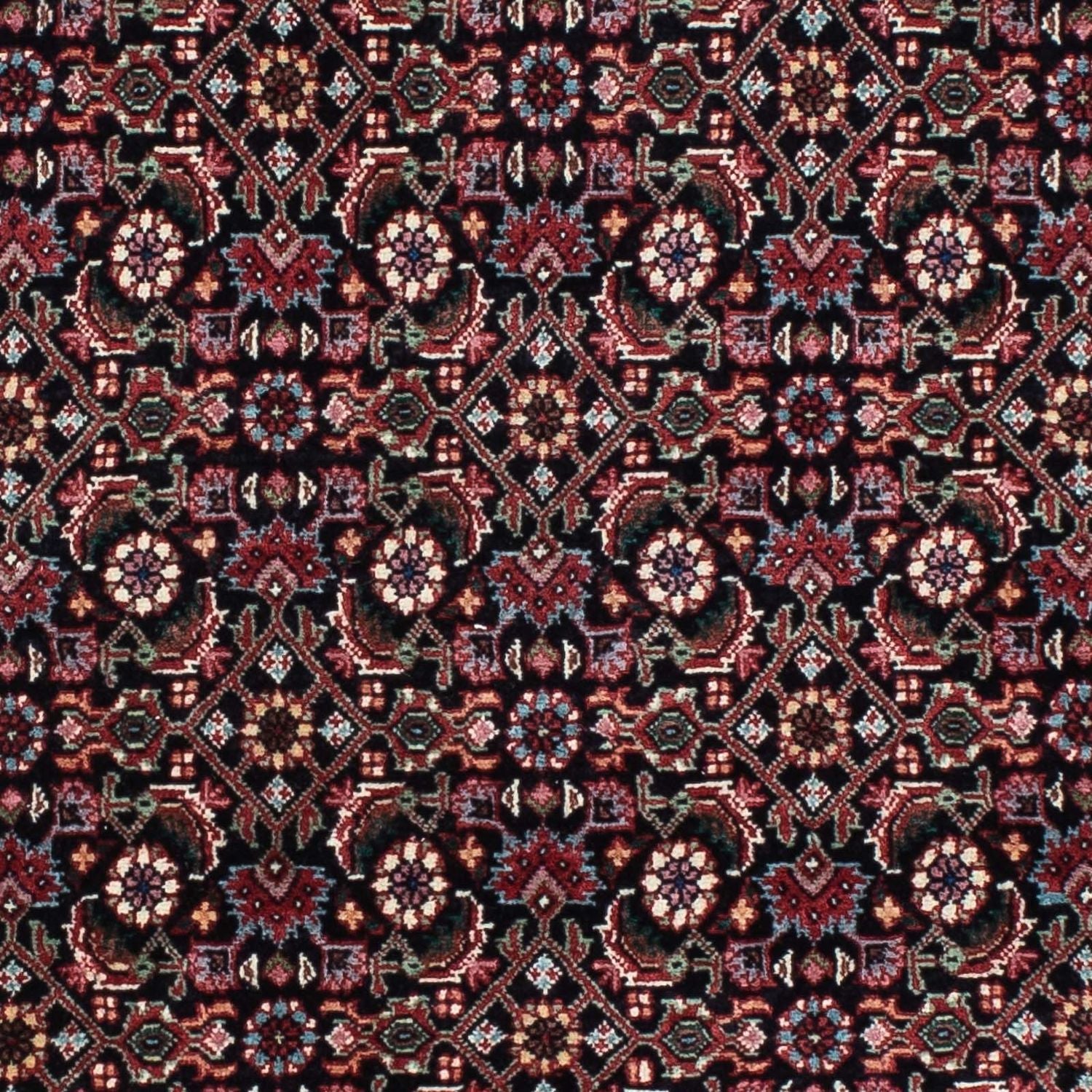 Løber Persisk tæppe - Bijar - 194 x 72 cm - mørkeblå