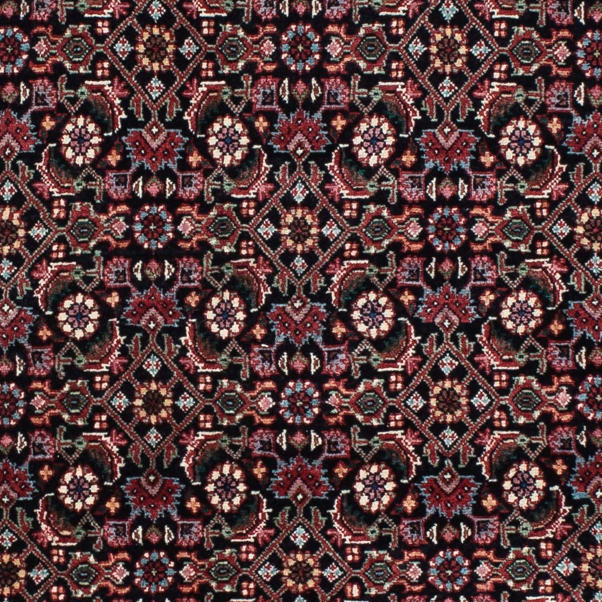 Løber Persisk tæppe - Bijar - 194 x 72 cm - mørkeblå