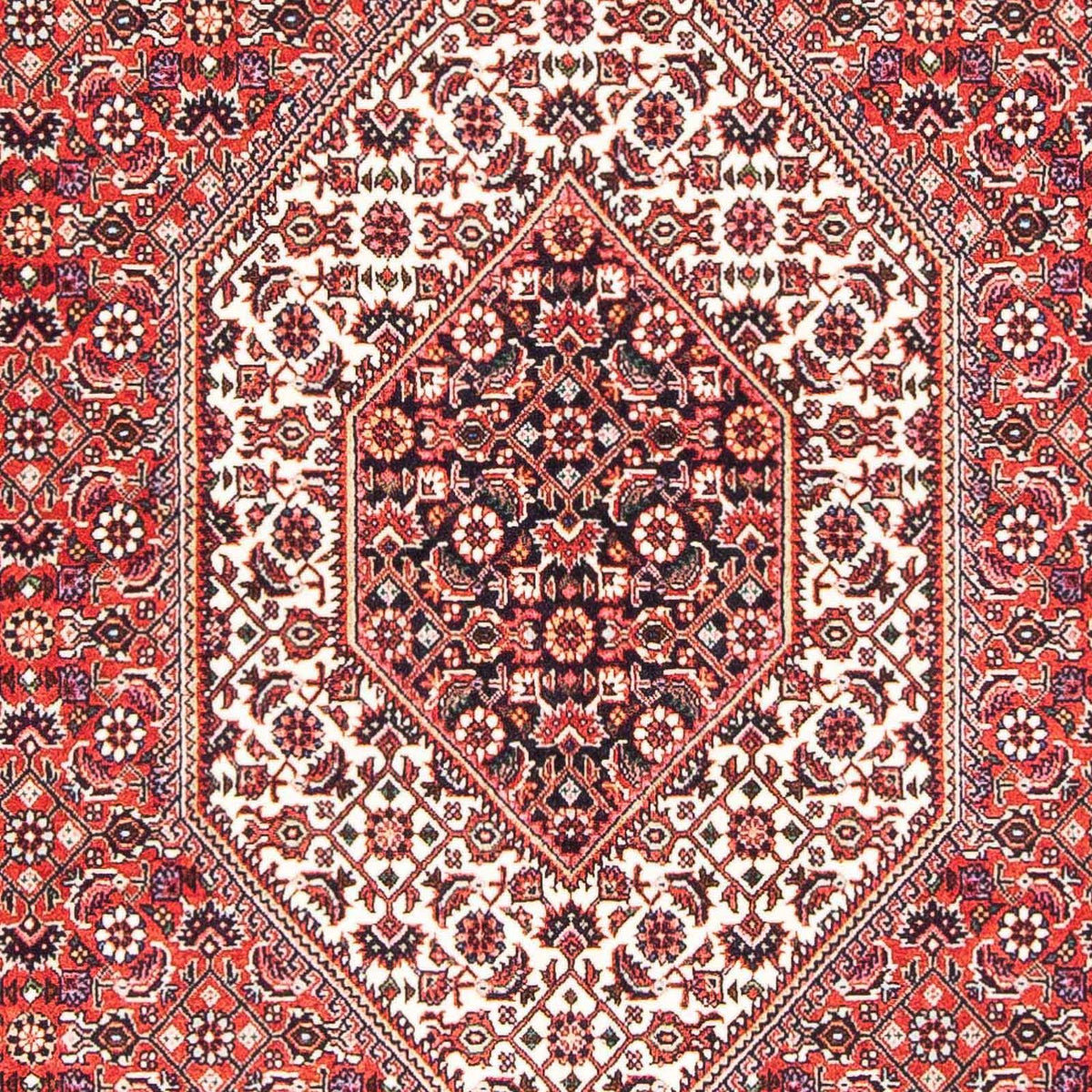 Persisk tæppe - Bijar - 181 x 108 cm - rød