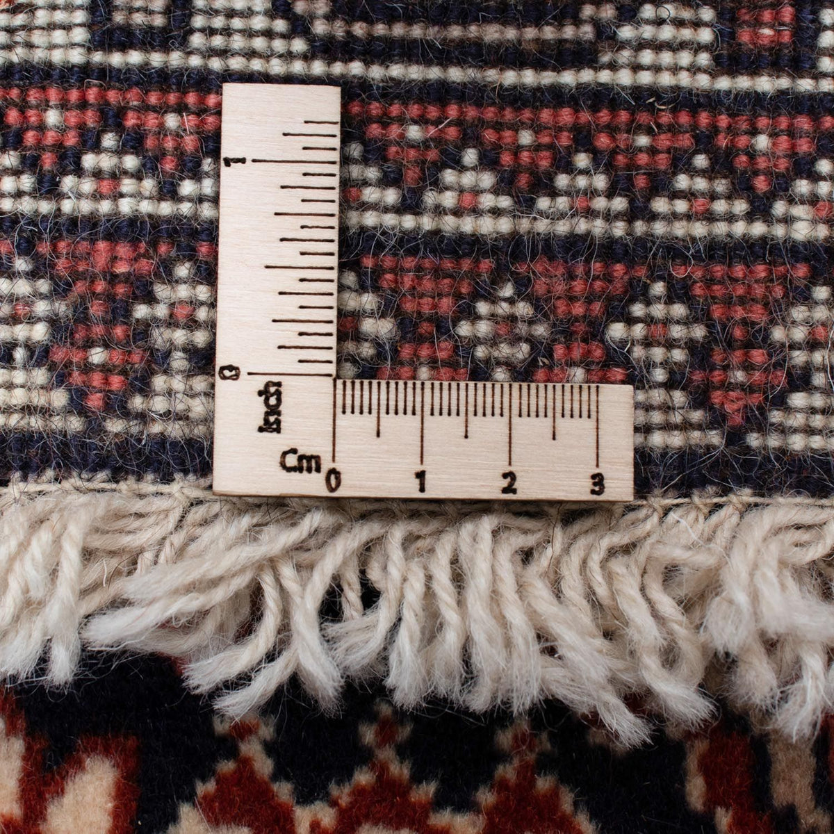 Persisk tæppe - Nomadisk - 144 x 102 cm - mørkeblå