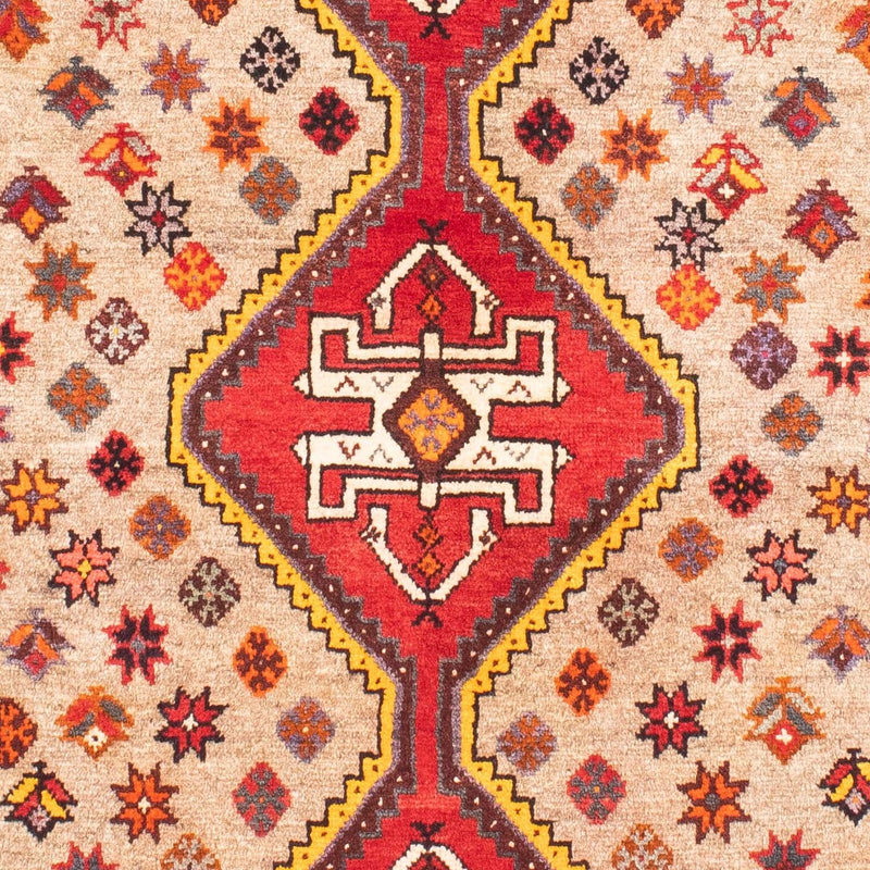 Persisk tæppe - Nomadisk - 160 x 110 cm - lys brun