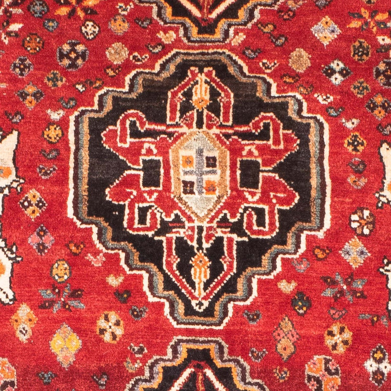 Persisk tæppe - Nomadisk - 148 x 81 cm - mørkerød