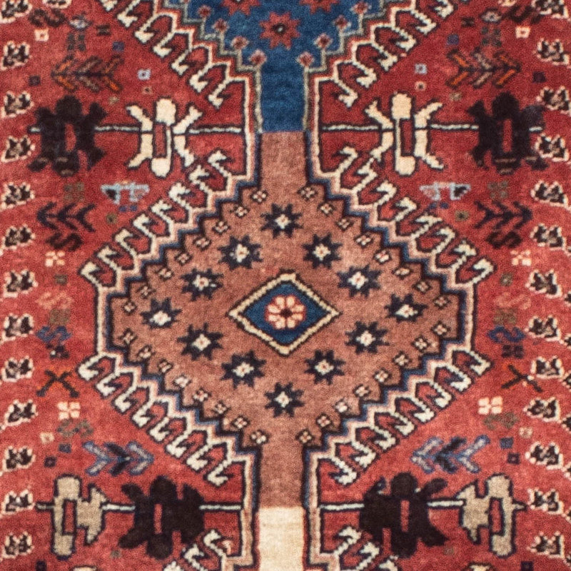 Persisk tæppe - Nomadisk - 153 x 70 cm - lysrød