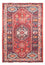 Persisk tæppe - Nomadisk - 161 x 110 cm - mørkerød