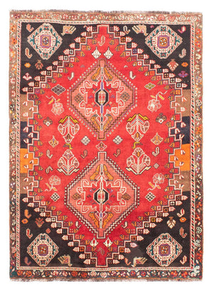 Persisk tæppe - Nomadisk - 153 x 110 cm - mørkerød