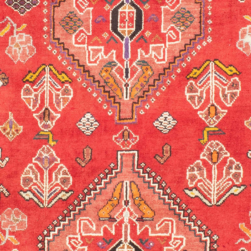 Persisk tæppe - Nomadisk - 153 x 110 cm - mørkerød