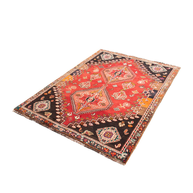 Persisk tæppe - Nomadisk - 153 x 110 cm - mørkerød