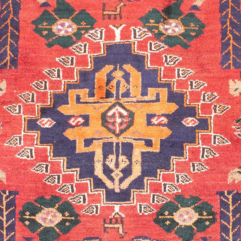 Persisk tæppe - Nomadisk - 160 x 110 cm - mørkerød