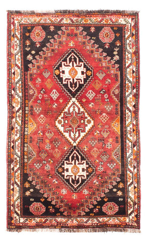 Persisk tæppe - Nomadisk - 176 x 107 cm - mørkerød