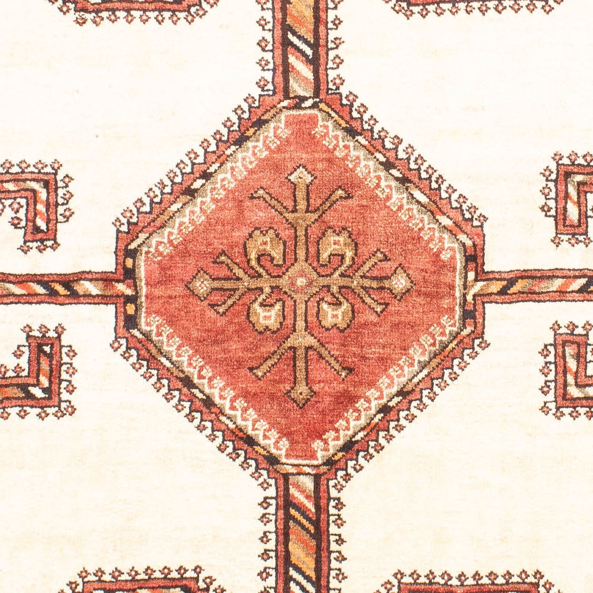 Persisk tæppe - Nomadisk - 152 x 110 cm - beige